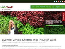 Tablet Screenshot of livewall.com