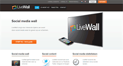 Desktop Screenshot of livewall.nl